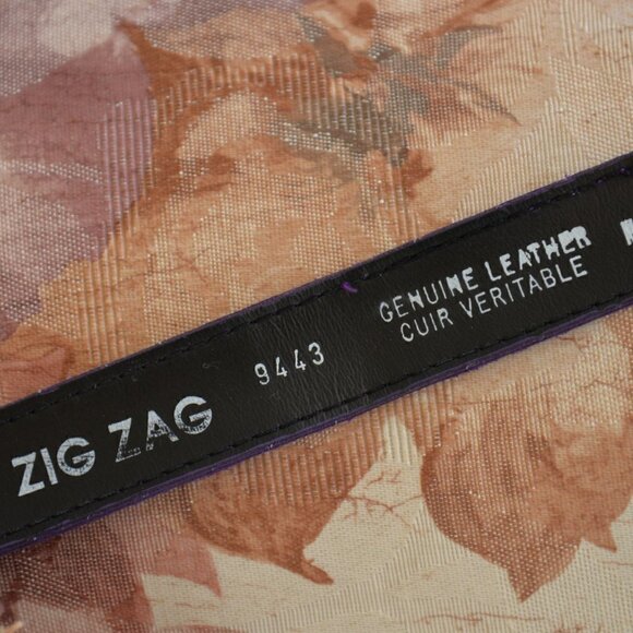 Vintage 90s Purple Suede Belt Sz S - Picture 5 of 5